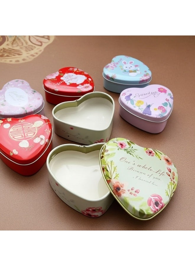 Cute heart shaped scented candle in multiple colors and shapes - Image 5